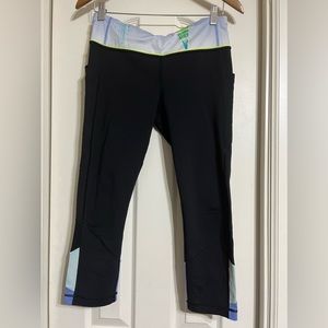 Lululemon Pace Rival Crop - white wind chill lullaby